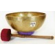 A609 Energetic Crown 'B' Chakra Healing Hand Hammered Tibetan Singing Bowl 10" Made in Nepal